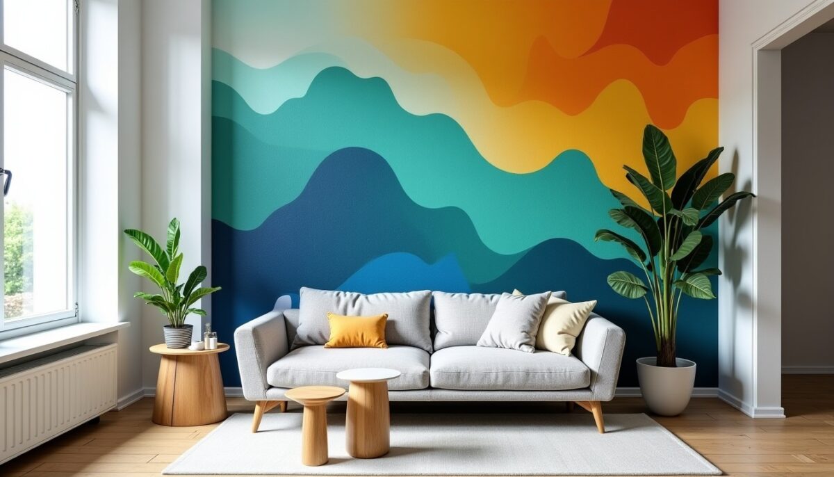 Art mural coloré : guide pratique pour transformer votre intérieur avec harmonie et méthode