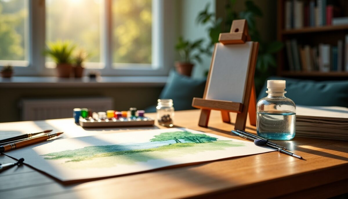 Peinture aquarelle à la maison : guide pratique pour progresser sans se tromper