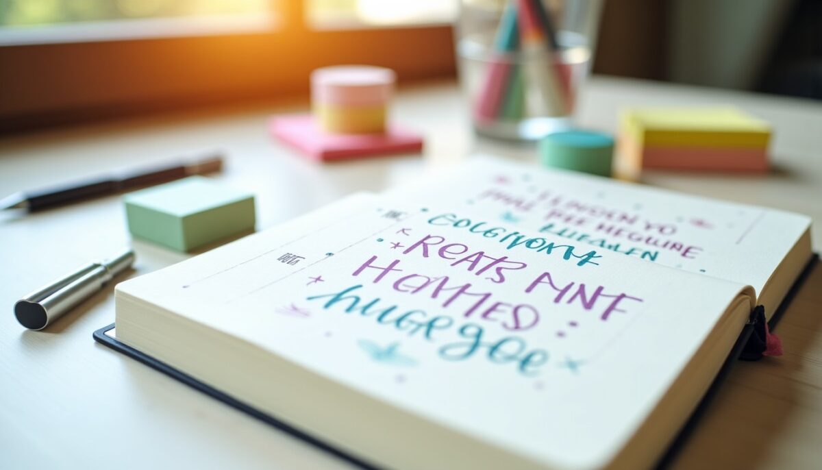 Polices créatives pour bullet journal : créez des titres lisibles et un style unique, étape par étape