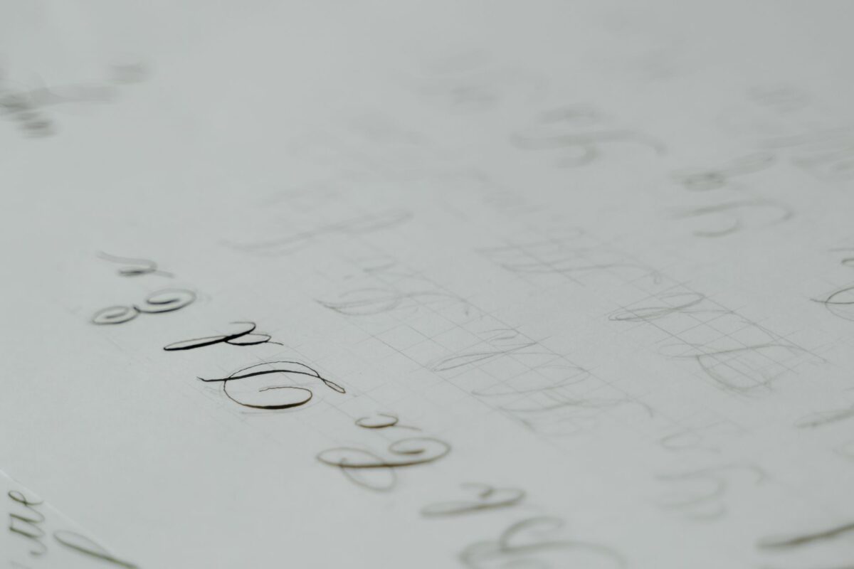 polices écriture manuscrite cas usage profil