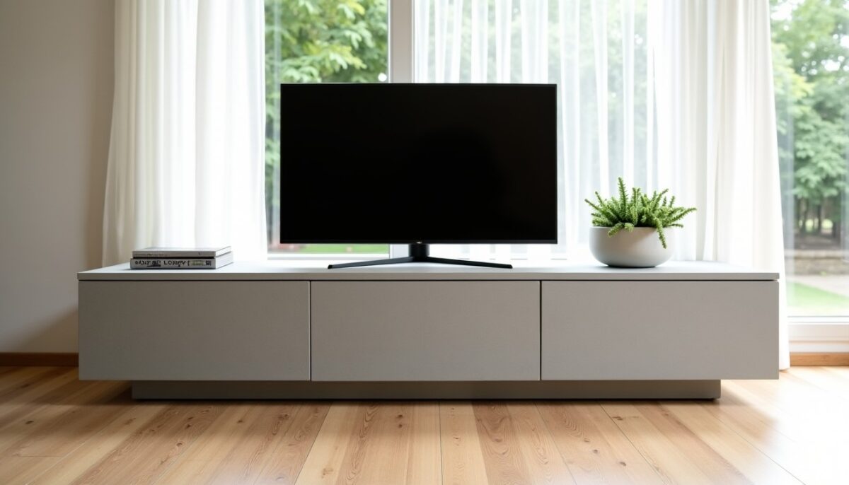Meuble tv en béton microtexturé : guide complet pour choisir, intégrer et entretenir sans erreurs