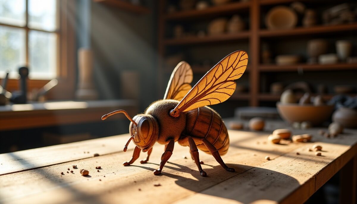 Creations détaillées en bois brûlé : réalisez une abeille unique sans erreurs de finition